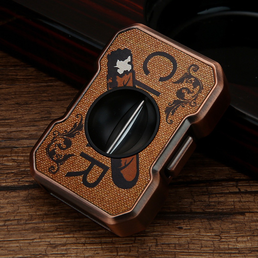 Cigar Cutter Set - Sharp Cigar Cutter Portable Spring V-shaped