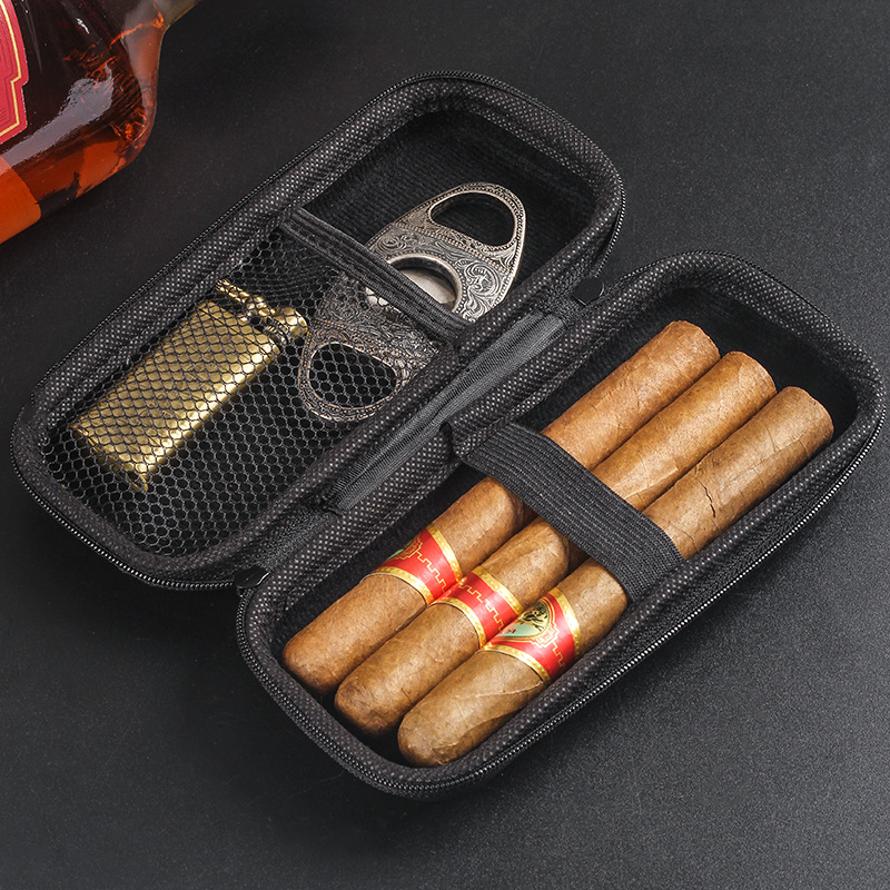 Cigar Cutter Set - Portable Cigar Case EVA Light weight