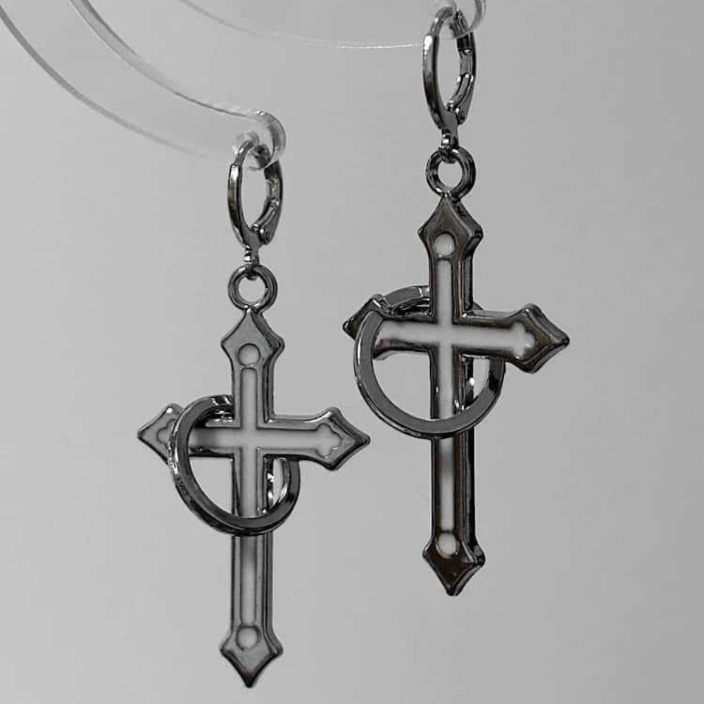 Rock Gothic Sliver Color Circu - огляд і ціна Men Accessories Aesthetic