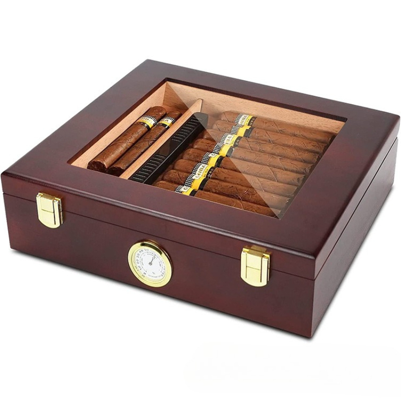 Cigar Humidor Box Cigar Case w - огляд і ціна Cigar Cutter Set
