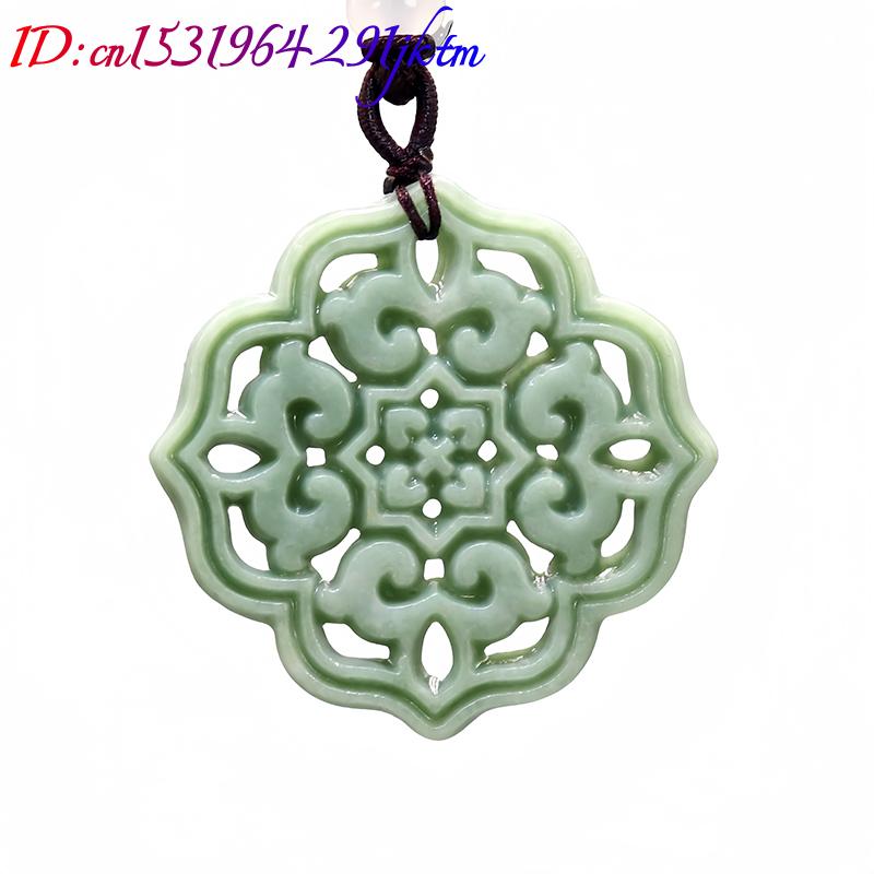 Natural Real Jade Flower Penda - огляд і ціна Men Accessories Pendant