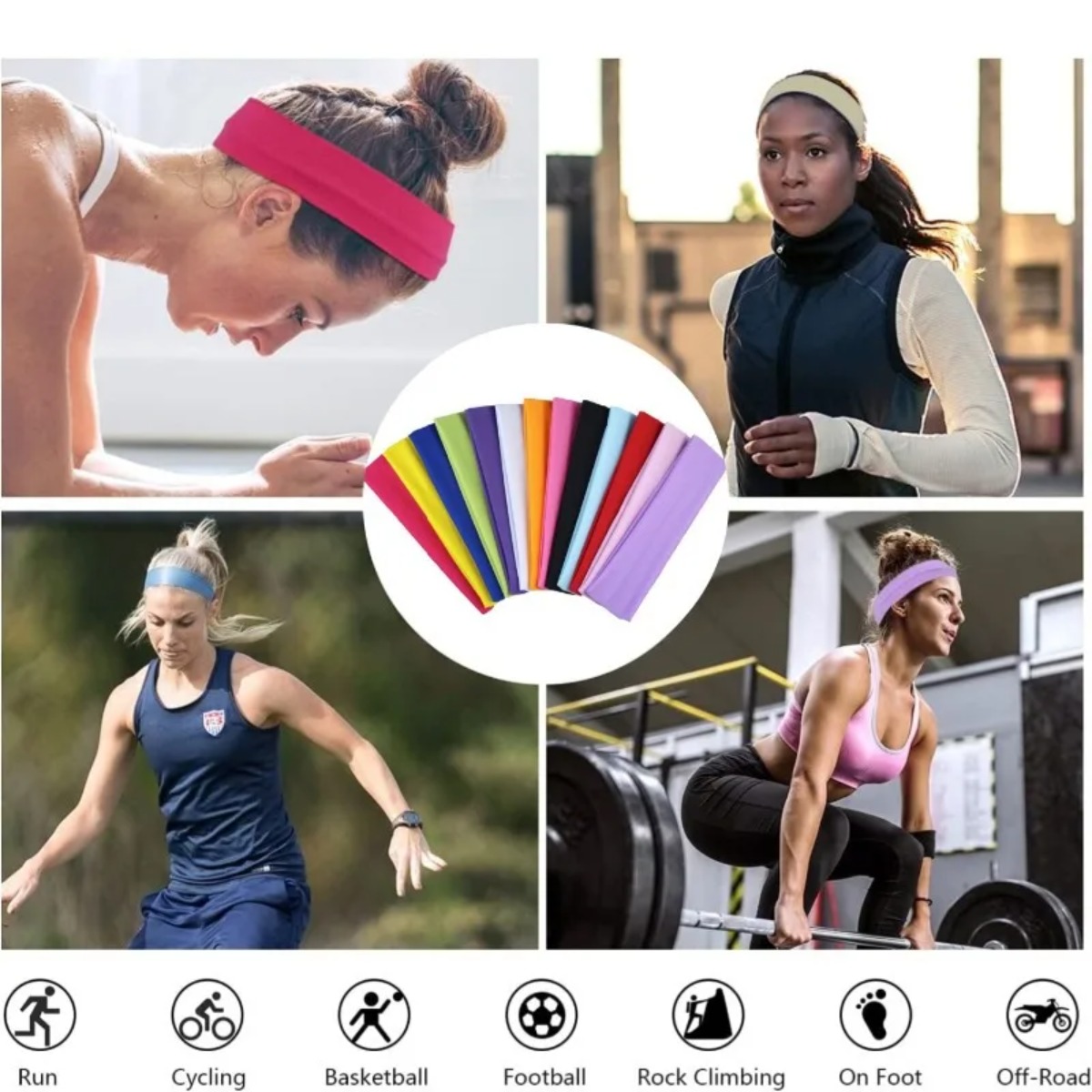Elastic Macaron Color Sports Q - огляд і ціна Men'S Yoga Accessories