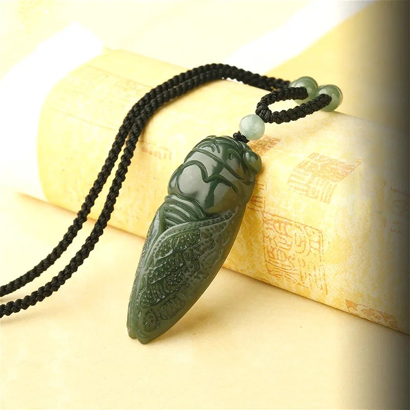 Natural Hetian Jade Cicada Pen - огляд і ціна Men Accessories Pendant