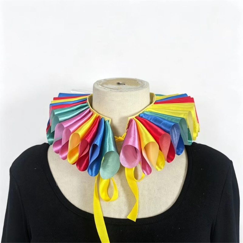 Q39C Pleated Collar Costume Ac - огляд і ціна Men Accessories Look
