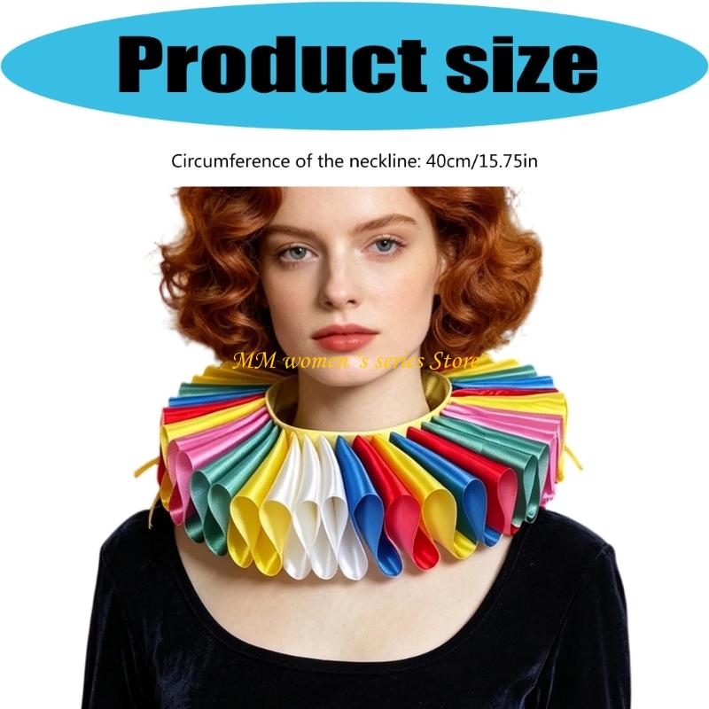 Q39C Pleated Collar Costume Ac - огляд і ціна Men Accessories Look