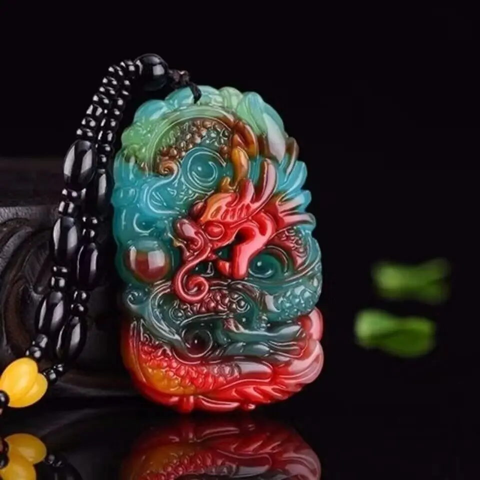 Real Jade Dragon Pendant Neckl - огляд і ціна Men Accessories Pendant