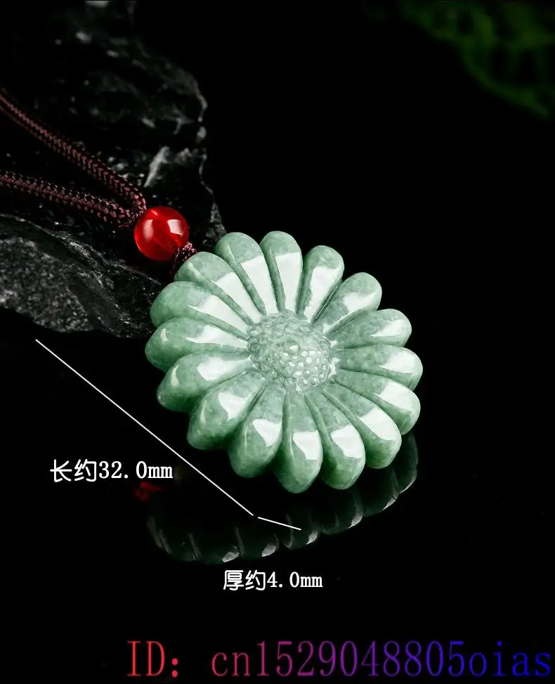 Green Jadeite Sunflower Pendan - огляд і ціна Men Accessories Pendant
