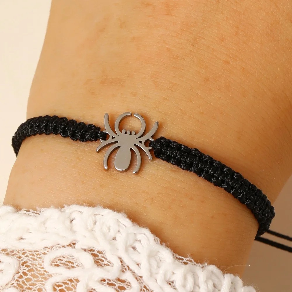 2Pcs Goth Spider Web Braided B - огляд і ціна Men Accessories Aesthetic