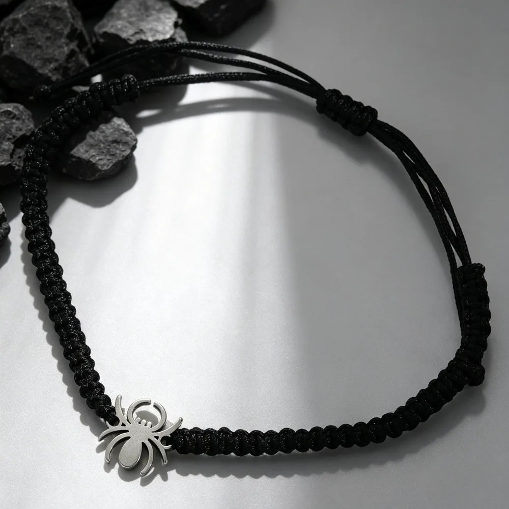 2Pcs Goth Spider Web Braided B - огляд і ціна Men Accessories Aesthetic