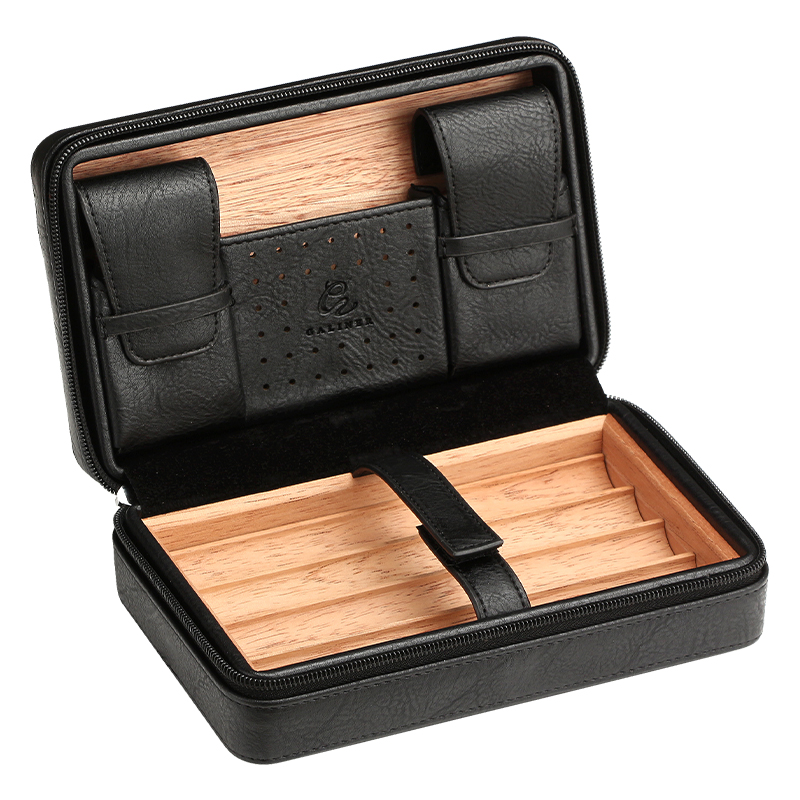 GALINER Leather Cigar Humidor  - огляд і ціна Cigar Cutter Set