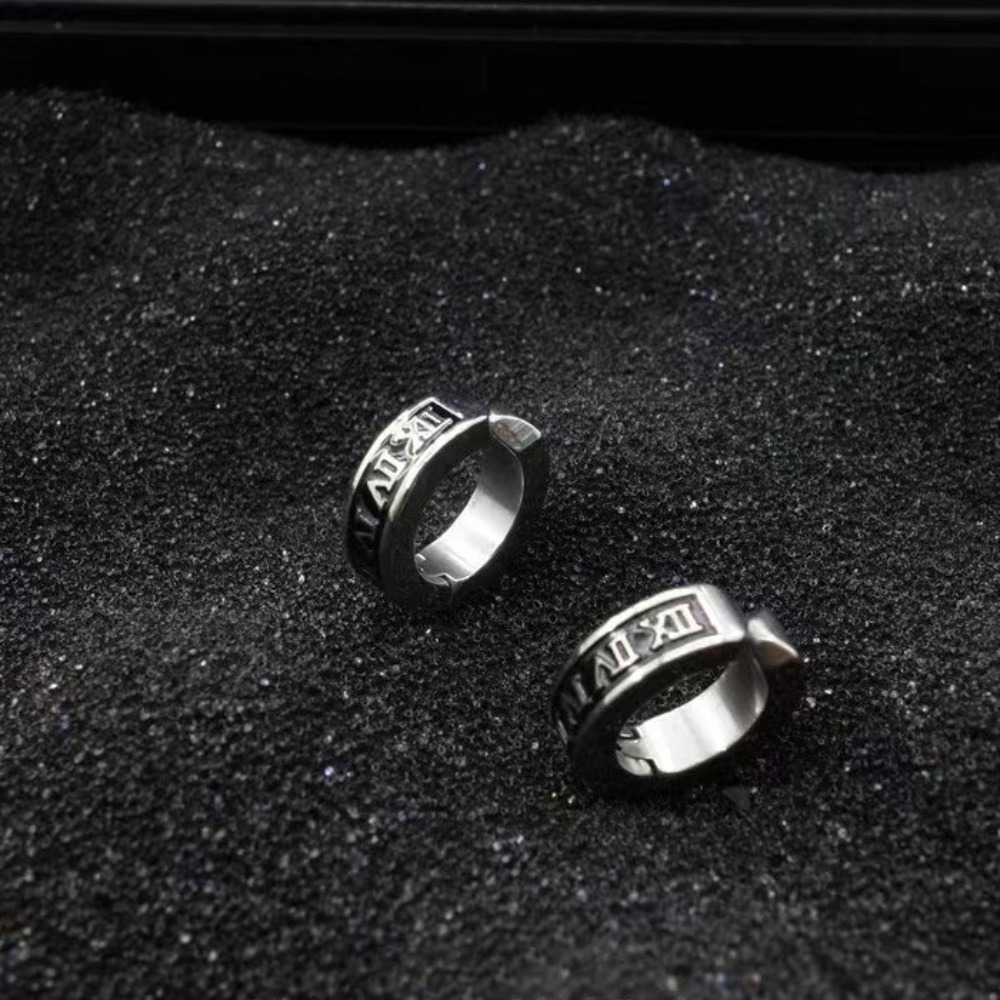 1pair Retro Roman Numeral Ear  - огляд і ціна Men Accessories Look
