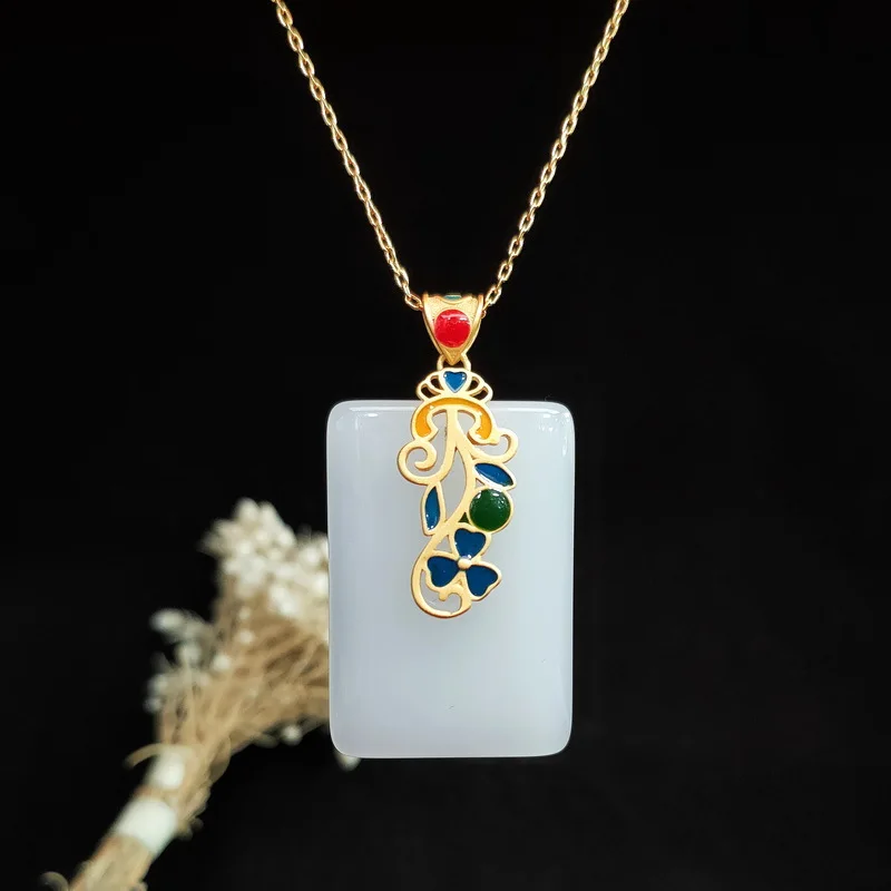 Jade Pendant Necklace Amulet C - огляд і ціна Men Accessories Pendant