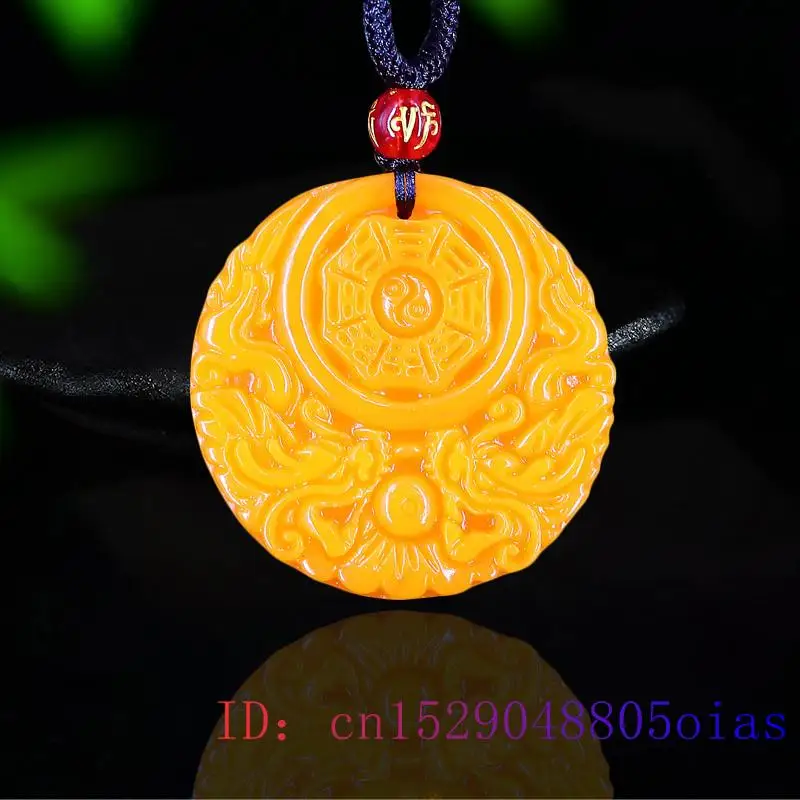 Yellow Jade Dragon Pendant Gif - огляд і ціна Men Accessories Pendant