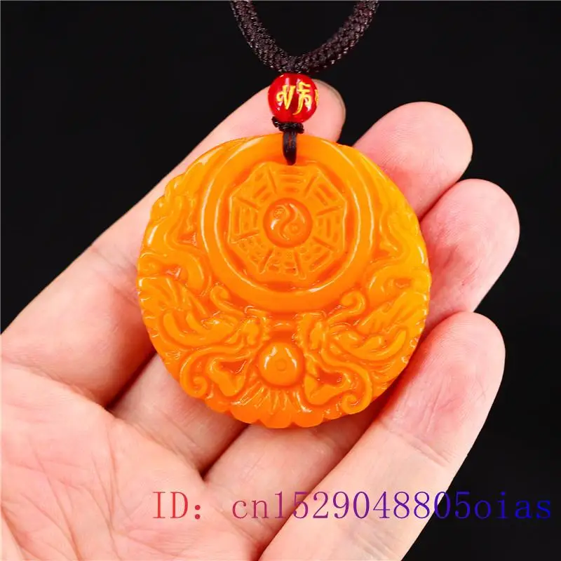 Yellow Jade Dragon Pendant Gif - огляд і ціна Men Accessories Pendant