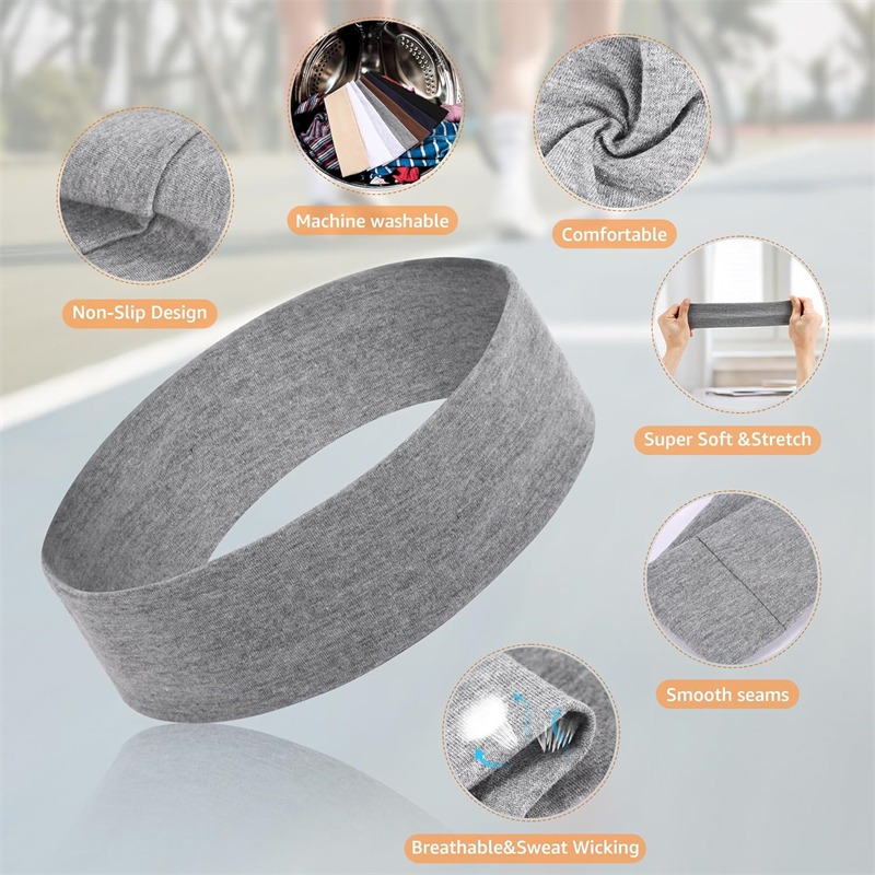 7Pcs Solid Elastic Hair Bands  - огляд і ціна Men'S Yoga Accessories