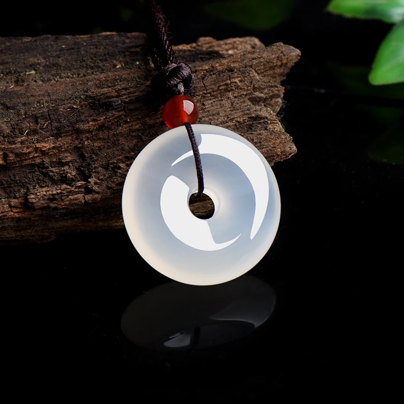 Natural Multicolor Jade Doughn - огляд і ціна Men Accessories Pendant