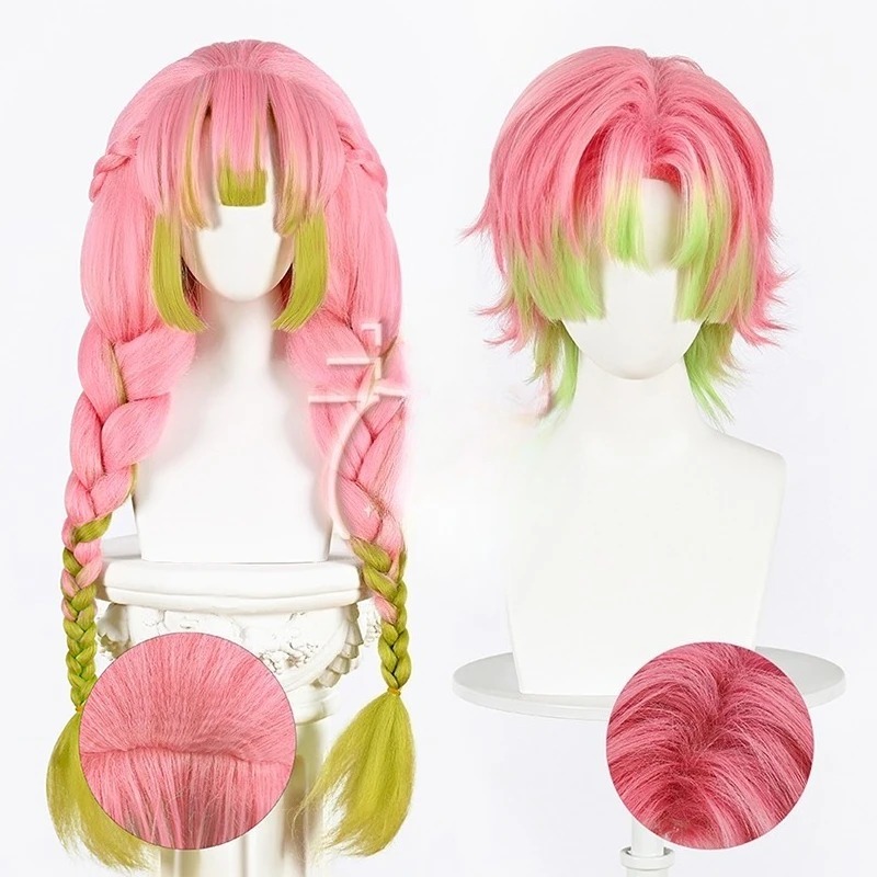 Kanroji Mitsuri Cosplay Wig Pi - огляд і ціна Men Accessories For Suit