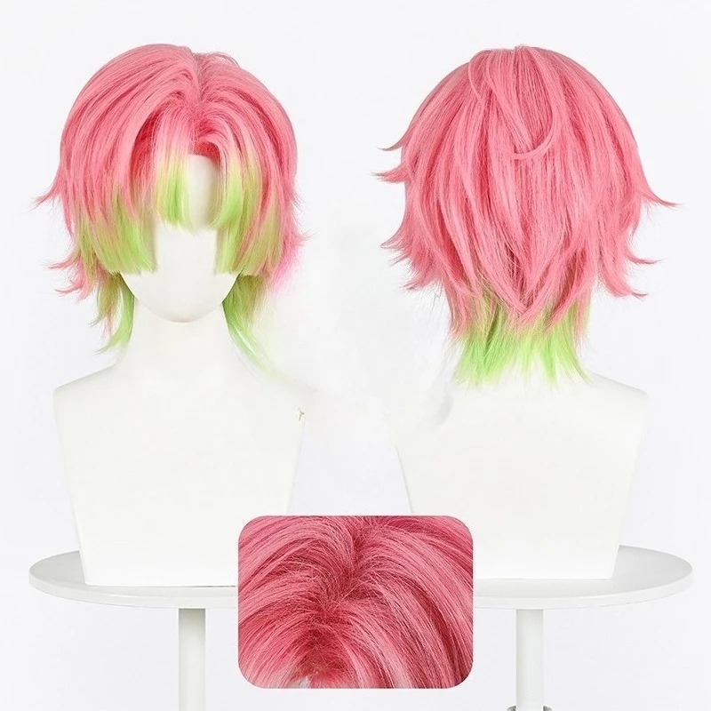 Kanroji Mitsuri Cosplay Wig Pi - огляд і ціна Men Accessories For Suit
