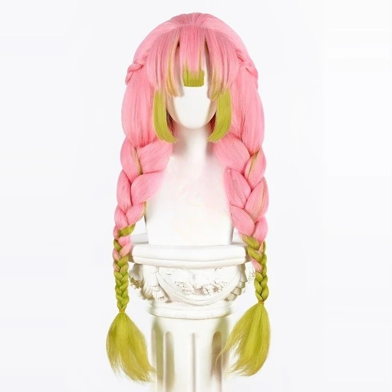 Kanroji Mitsuri Cosplay Wig Pi - огляд і ціна Men Accessories For Suit
