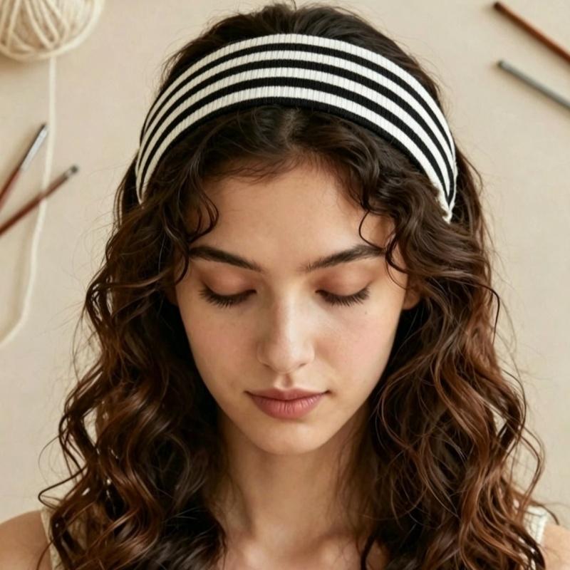Striped Elastic Sports Headban - огляд і ціна Men'S Yoga Accessories