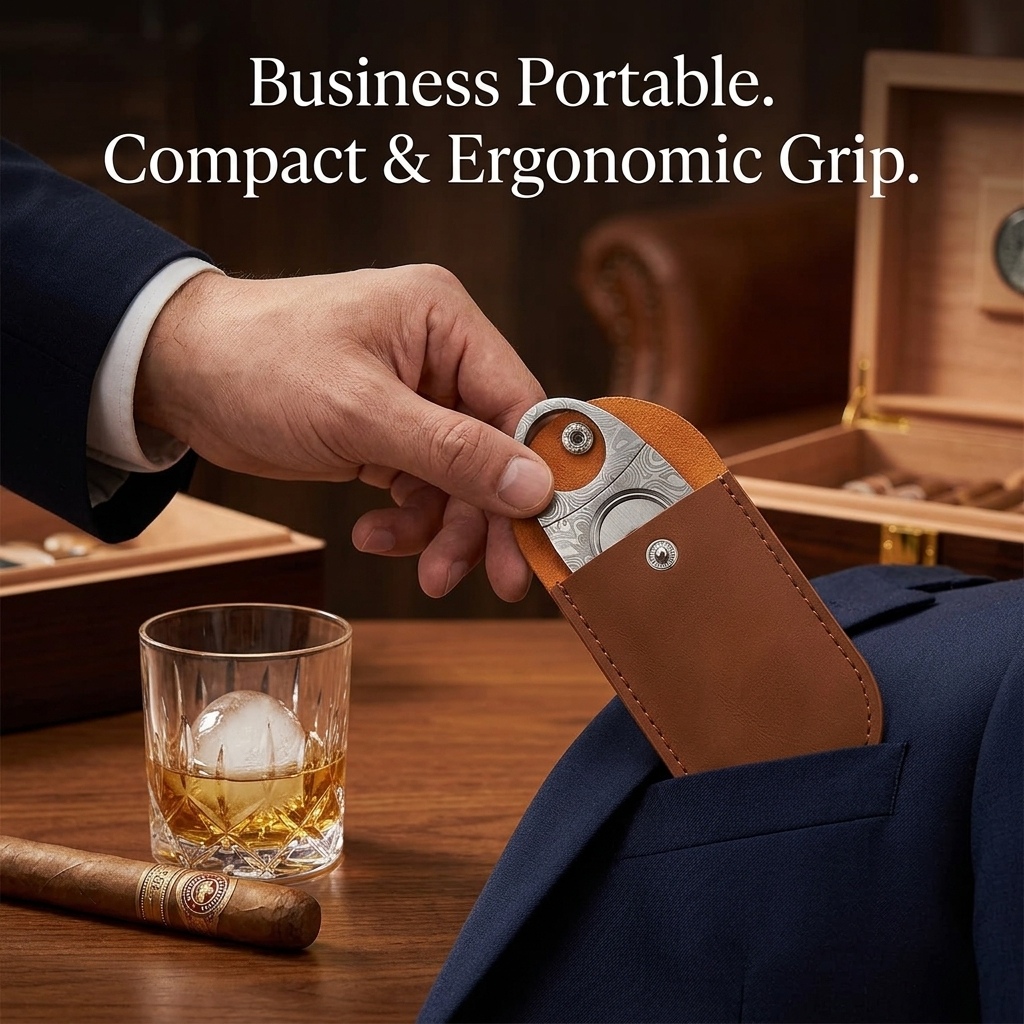 Manual Stainless Steel Cigar C - огляд і ціна Cigar Cutter Set
