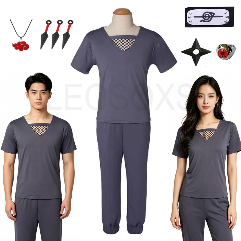 Uchiha Itachi Cosplay Costume  - огляд і ціна Men Accessories For Suit