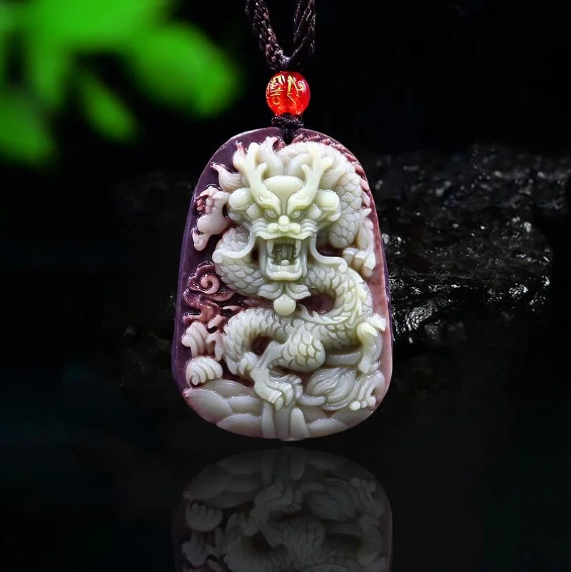 Purple Robe Jade Dragon Pendan - огляд і ціна Men Accessories Pendant