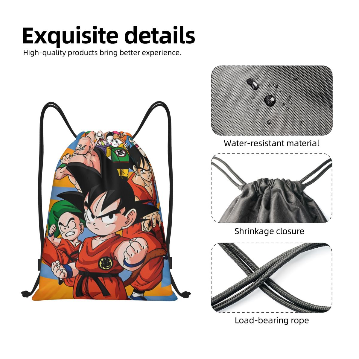 Custom DBZ G-Gokues Cartoon Dr - огляд і ціна Men'S Yoga Accessories
