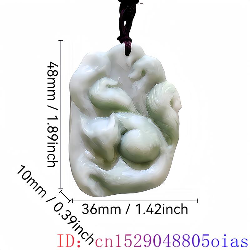 Natural Real Jade Fox Pendant  - огляд і ціна Men Accessories Pendant